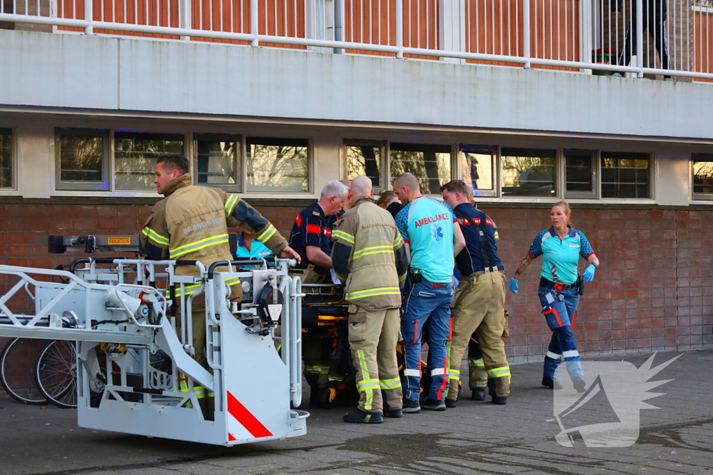 Slachtoffer bij brand in flatwoning