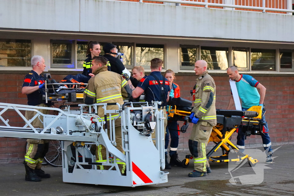 Slachtoffer bij brand in flatwoning