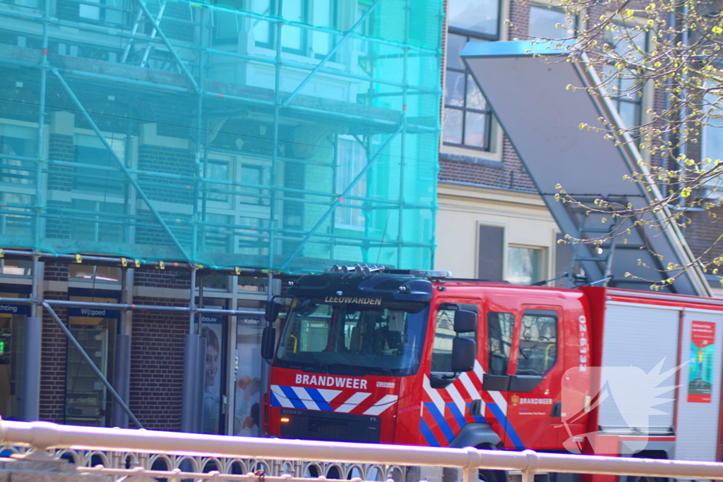 Veel rookontwikkeling door woningbrand