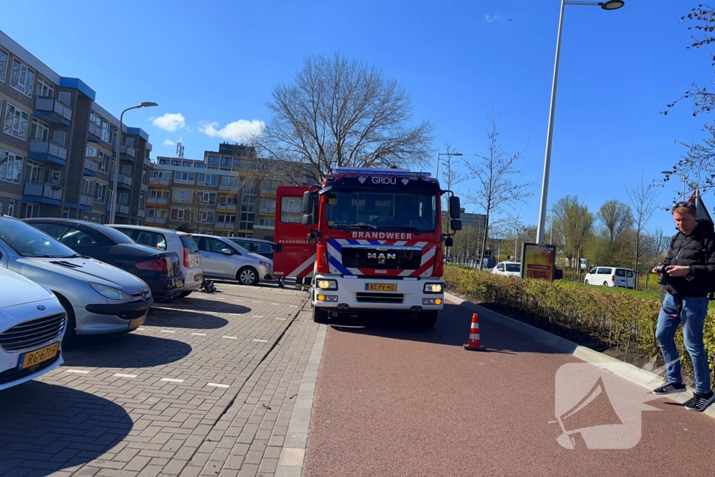 Brandweer ventileert woning na vergeten pan op vuur