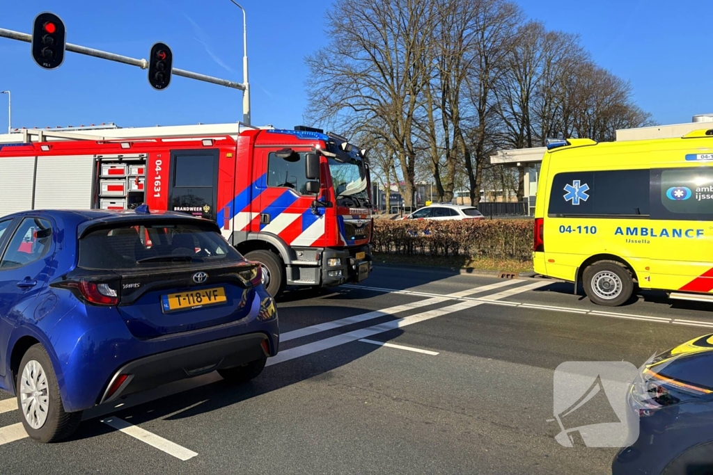 Ongeval tussen meerdere voertuigen