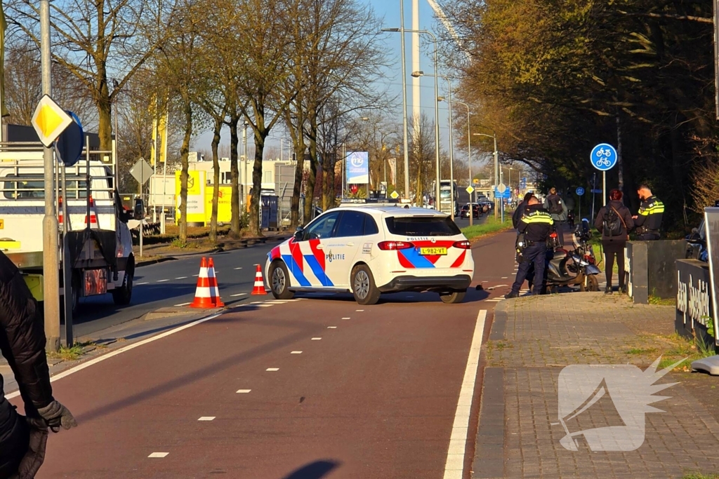 Scooterrijder gewond bij aanrijding met automobilist