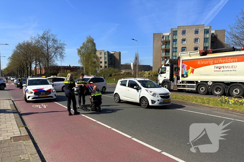 Persoon op step gewond bij aanrijding met automobilist
