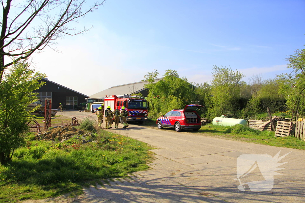 Brandweer ingezet voor grote brand