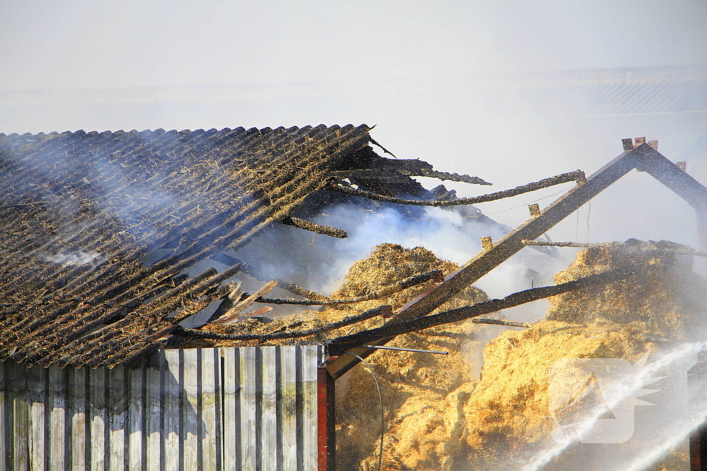 Brandweer ingezet voor grote brand