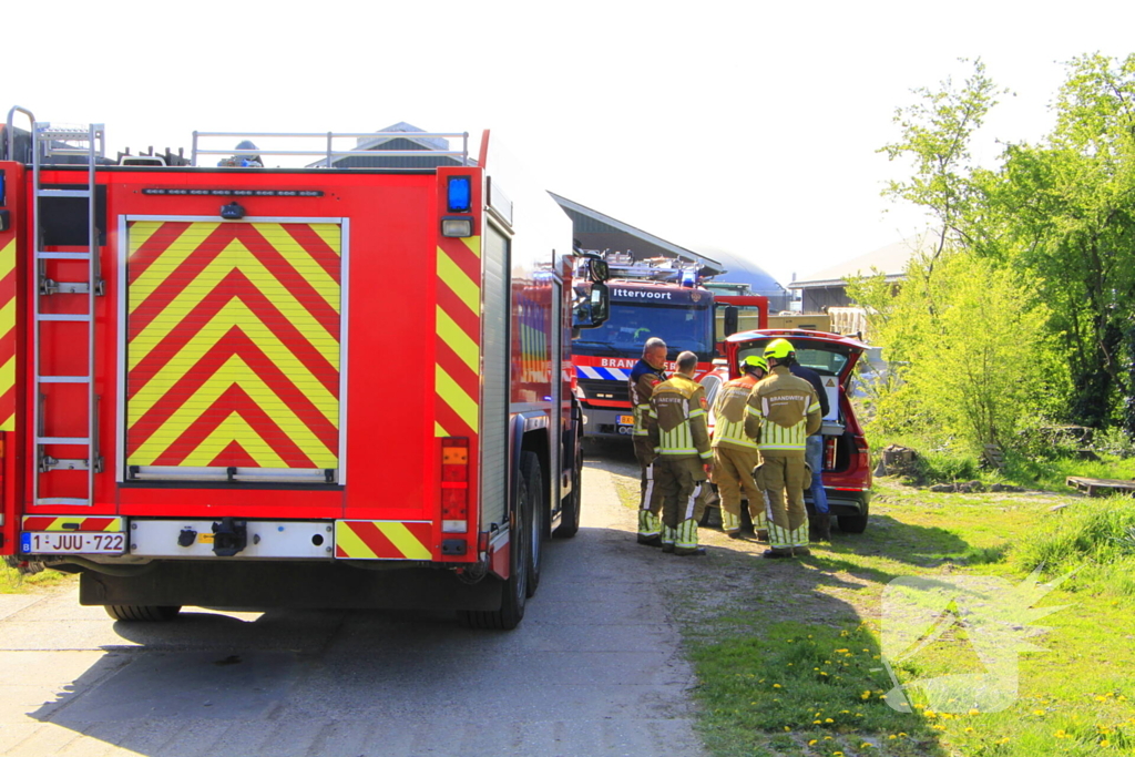 Brandweer ingezet voor grote brand