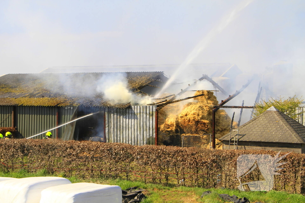 Brandweer ingezet voor grote brand