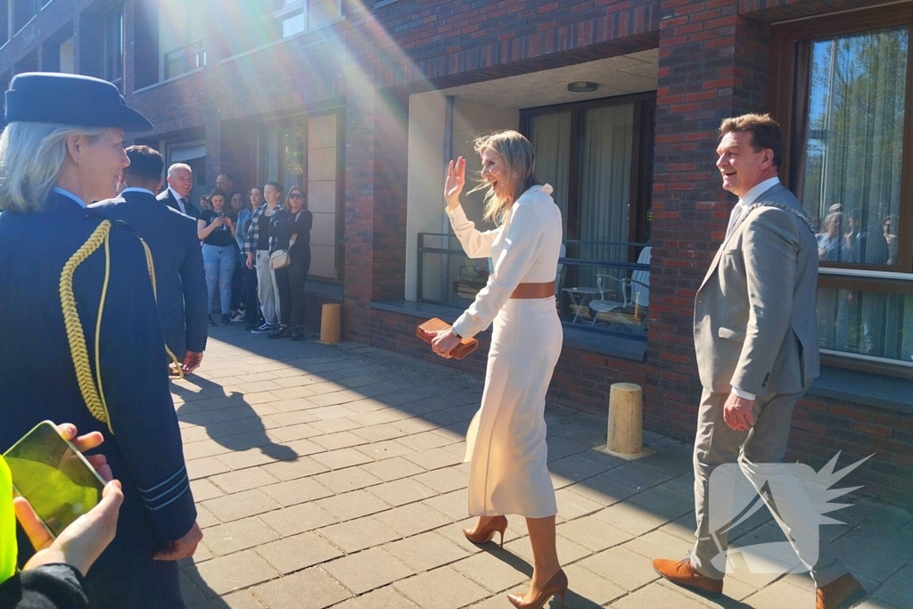Koningin bezoekt stadsdeel Heerlerbaan voor gesprekken met inwoners en ondernemers