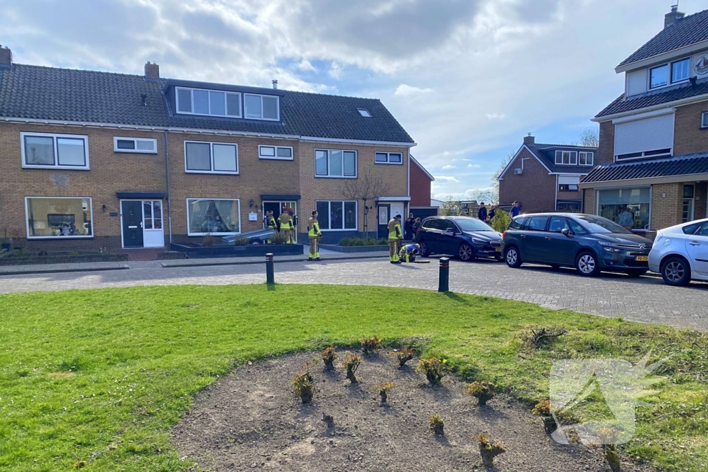 Brandweer ingezet voor gaslekkage in woning