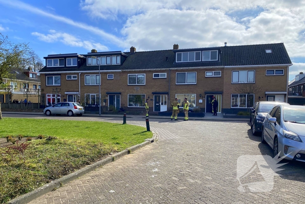 Brandweer ingezet voor gaslekkage in woning