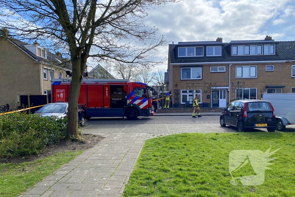 Brandweer ingezet voor gaslekkage in woning