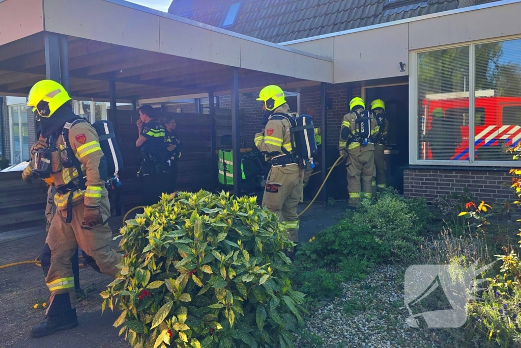 Brandweer ingezet voor brand in woning