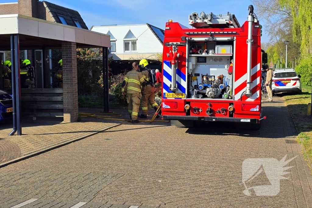 Brandweer ingezet voor brand in woning