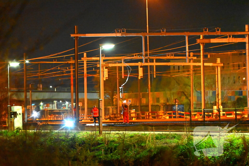 Defecte bovenleiding zorgt voor verstoring