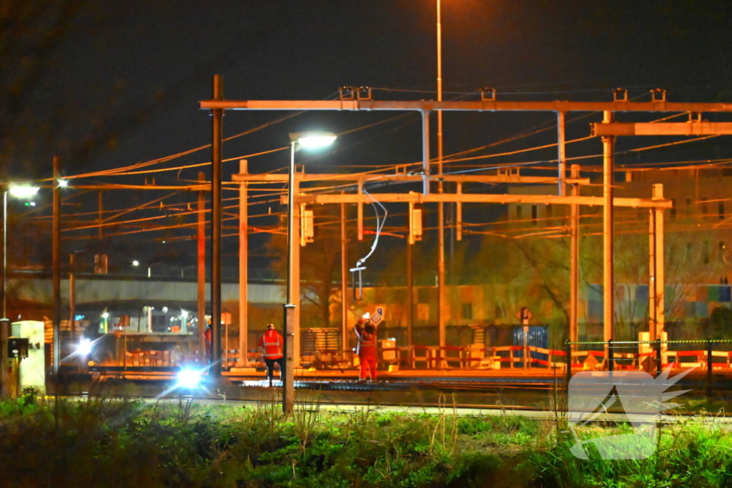 Defecte bovenleiding zorgt voor verstoring