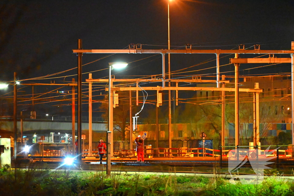 Defecte bovenleiding zorgt voor verstoring