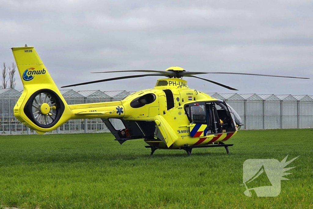 Persoon bekneld geraakt bij incident