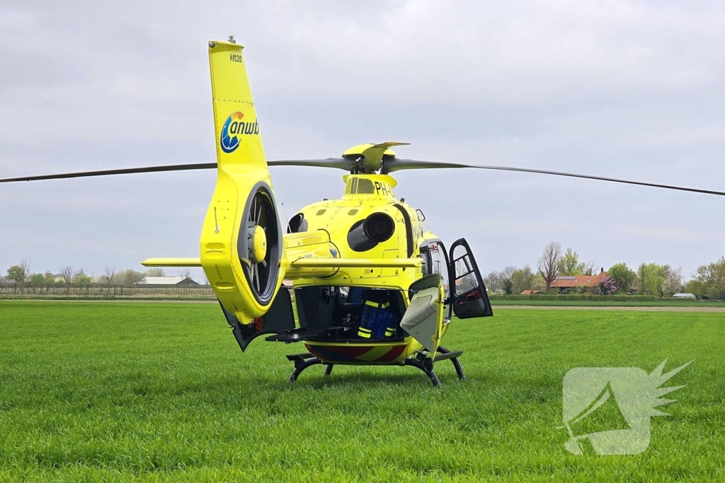 Persoon bekneld geraakt bij incident