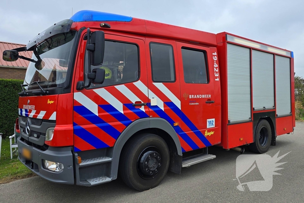 Persoon bekneld geraakt bij incident