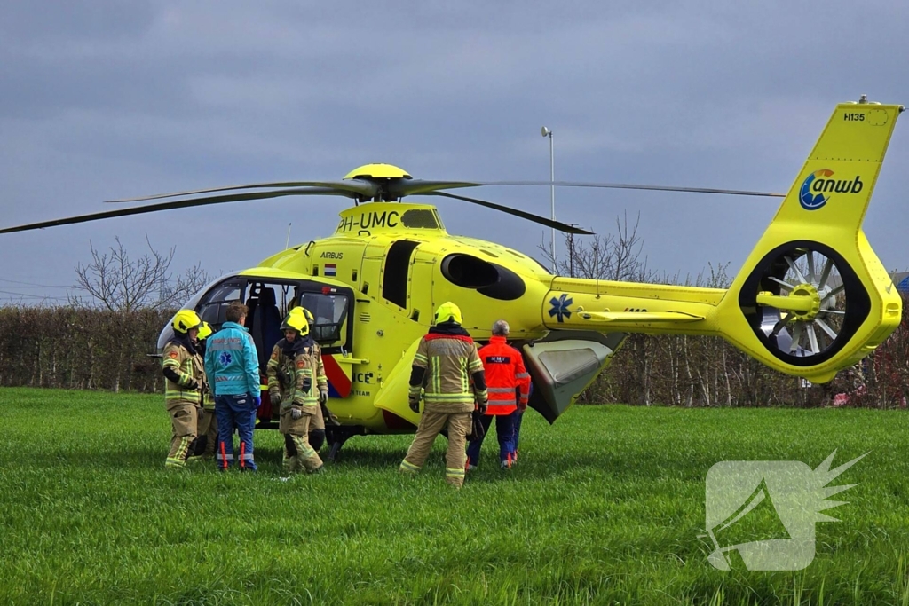 Persoon bekneld geraakt bij incident