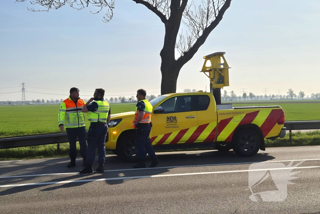 Kopstaart botsing tussen twee voertuigen