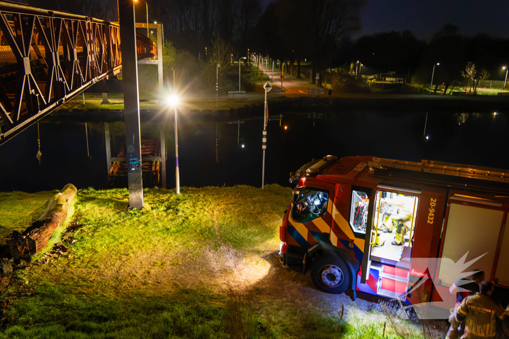 Brand ontstaan in boomstronk