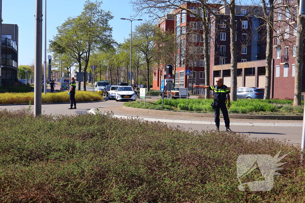 Fietser gewond bij botsing met auto