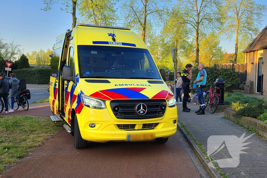 Fietser thuisgebracht na val op fietspad