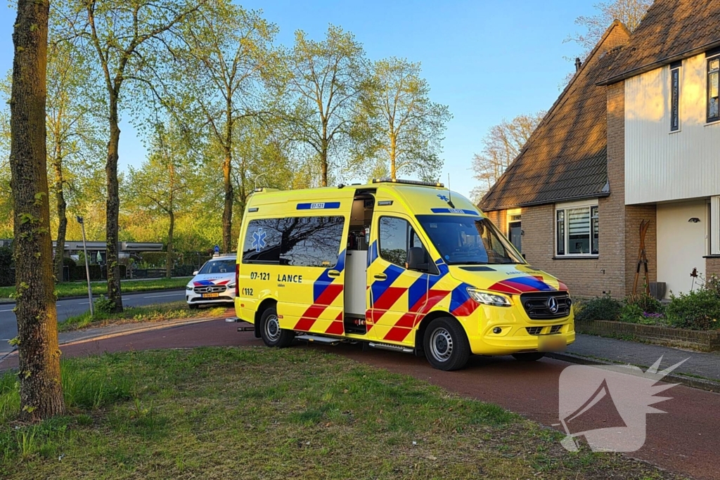 Fietser thuisgebracht na val op fietspad