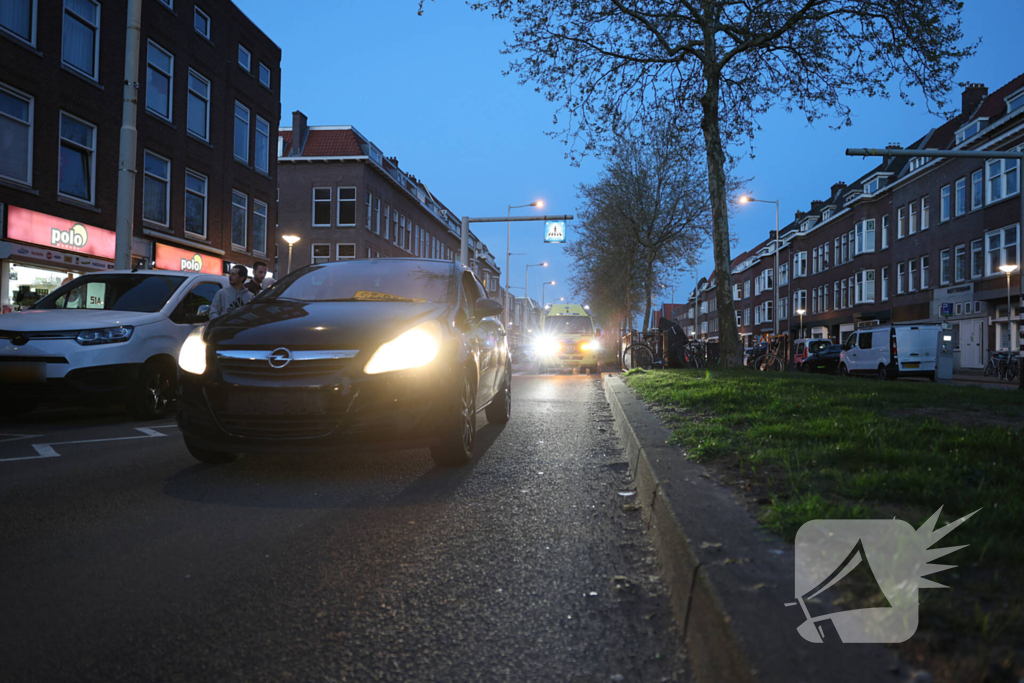 Fietser geschept bij voetgangersoversteekplaats