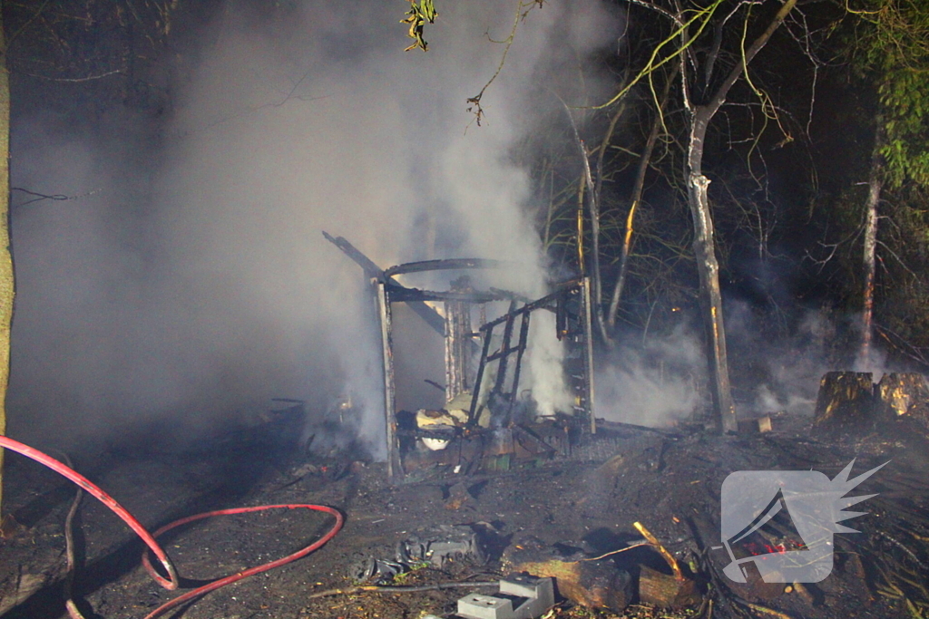 Brandweer zet meerdere voertuigen in voor brand in een gebouw