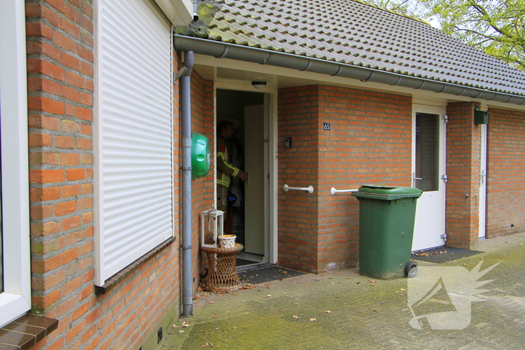 Keuken onderwater na afgebroken waterleiding