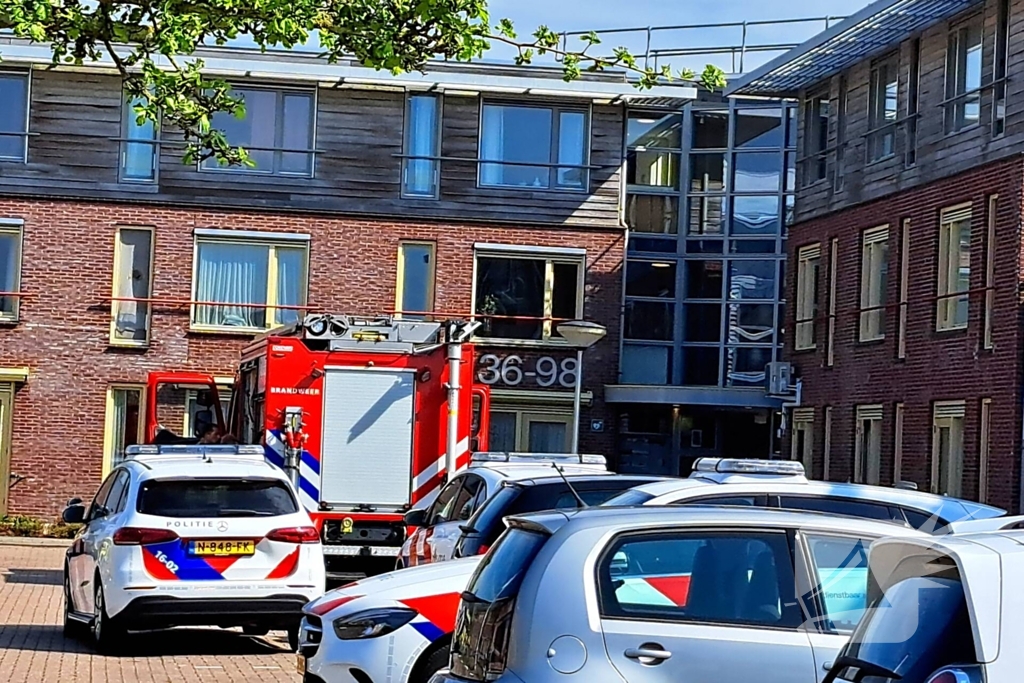 Persoon aangehouden bij brand