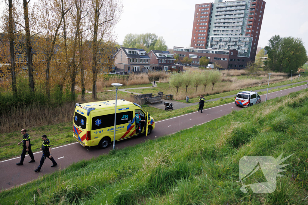 Bezorger gewond bij ongeval