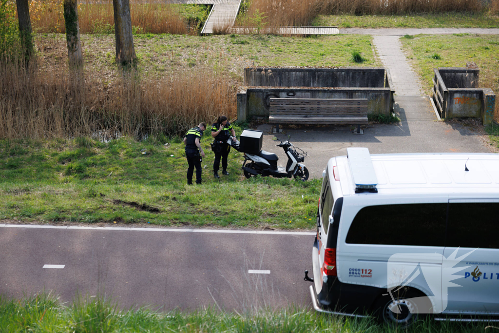Bezorger gewond bij ongeval