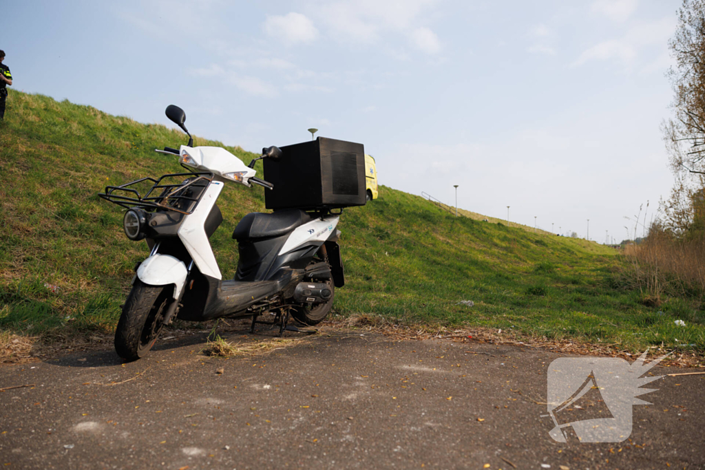 Bezorger gewond bij ongeval