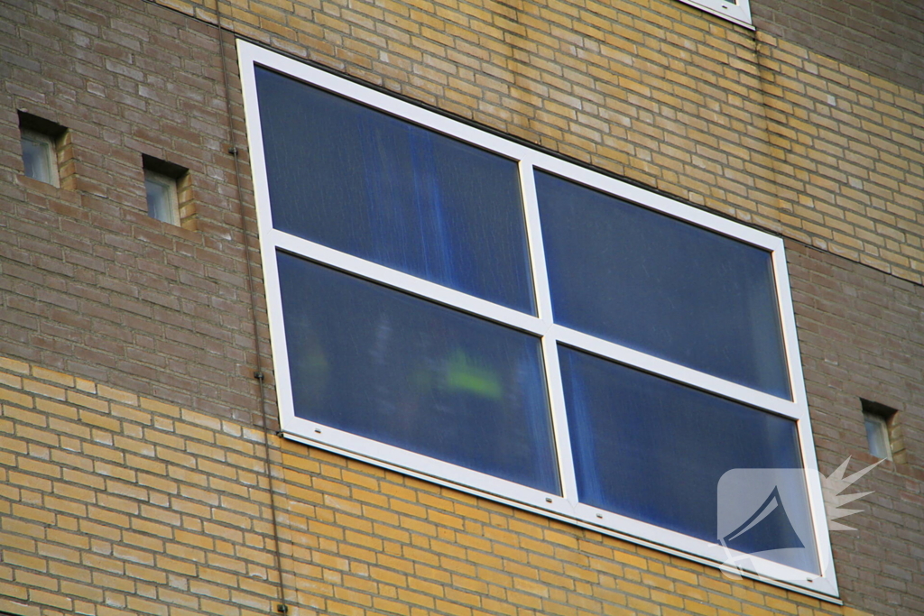 Waterleiding gesprongen in gebouw