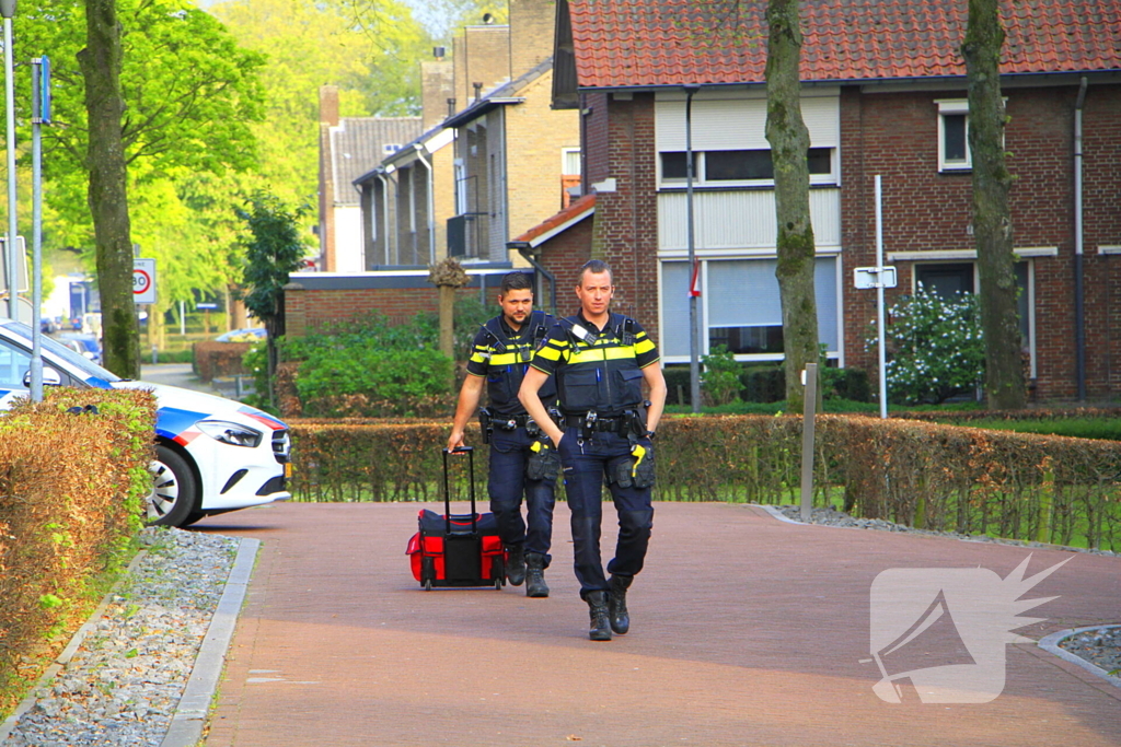 Waterleiding gesprongen in gebouw