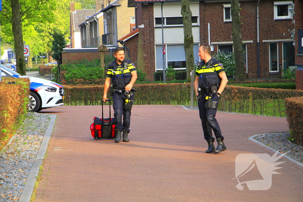 Waterleiding gesprongen in gebouw