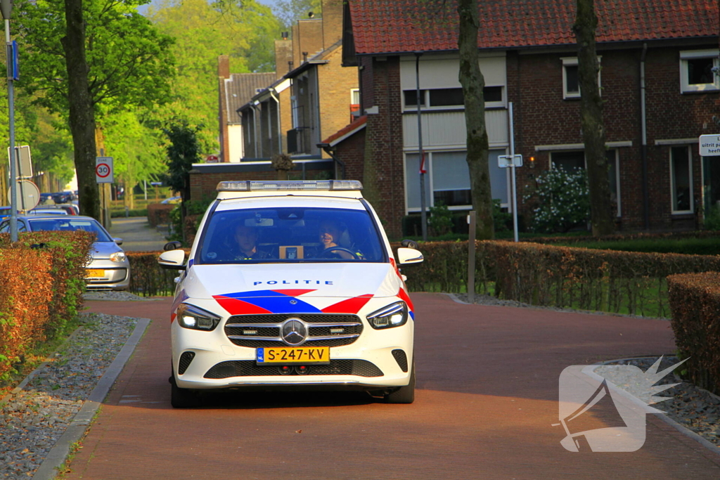 Waterleiding gesprongen in gebouw
