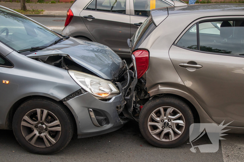 Gewonde bij kop-staart botsing