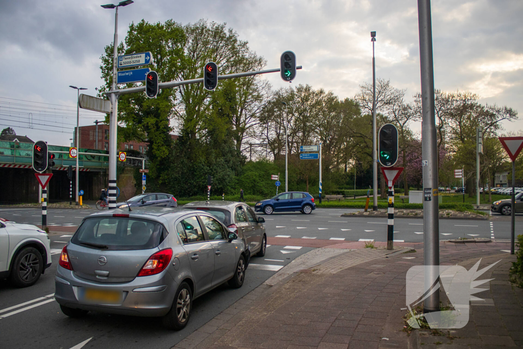 Gewonde bij kop-staart botsing