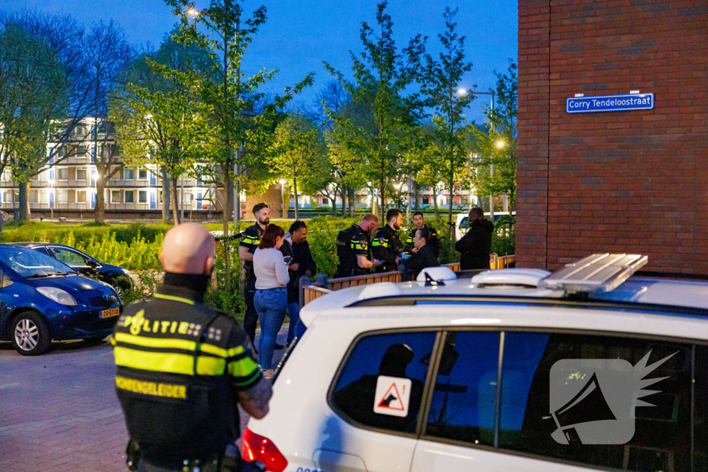 Veel politie aanwezig bij melding steekincident