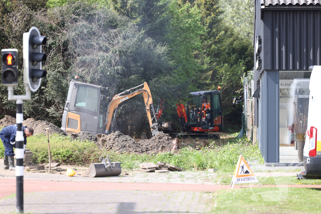 Brandweer zet gebied af vanwege gaslekkage