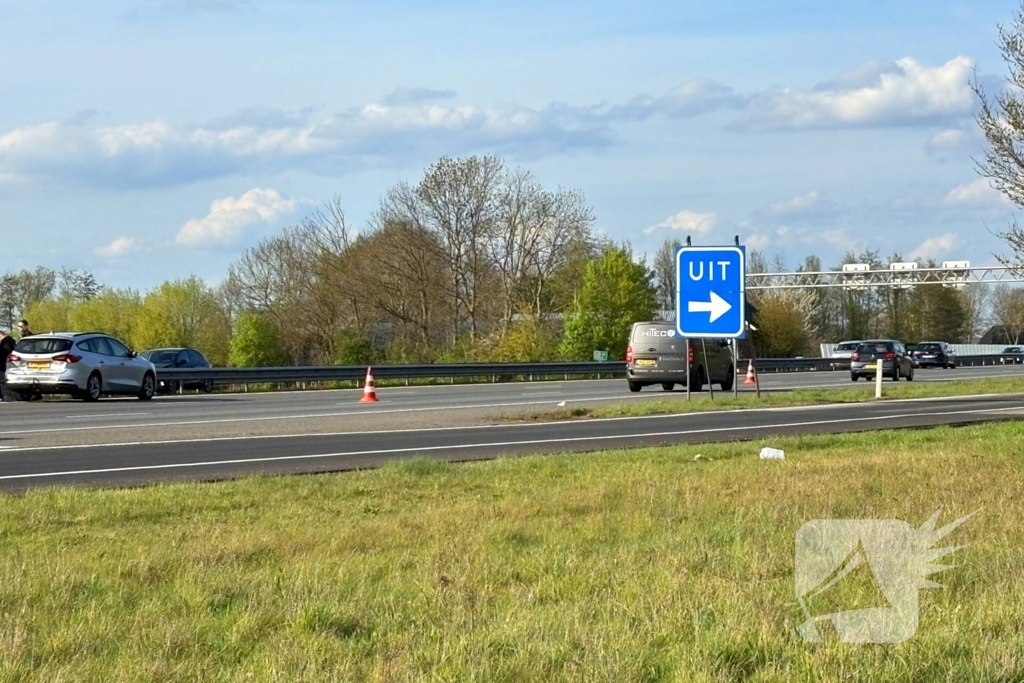 Ongeval tussen meerdere voertuigen op de a28