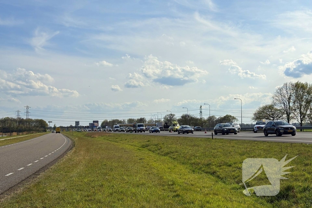 Ongeval tussen meerdere voertuigen op de a28