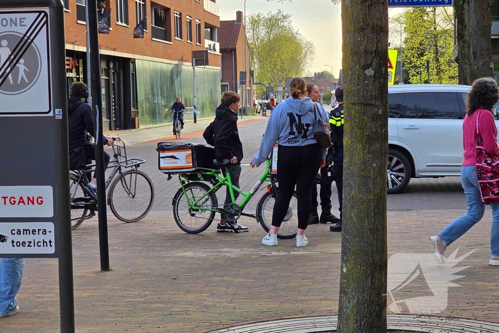 Aanrijding tussen fietsers