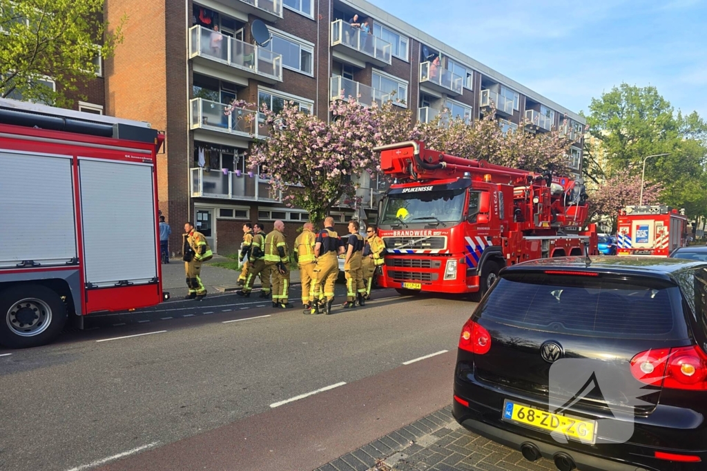 Brandweer ingezet voor gebouwbrand