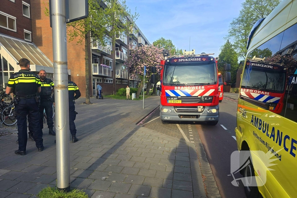 Brandweer ingezet voor gebouwbrand