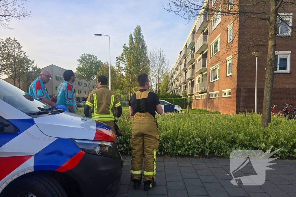 Brandweer ingezet voor gebouwbrand